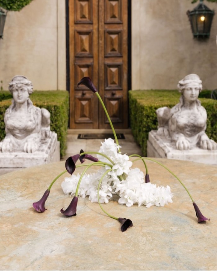 Alcatraz diseño floral bodas