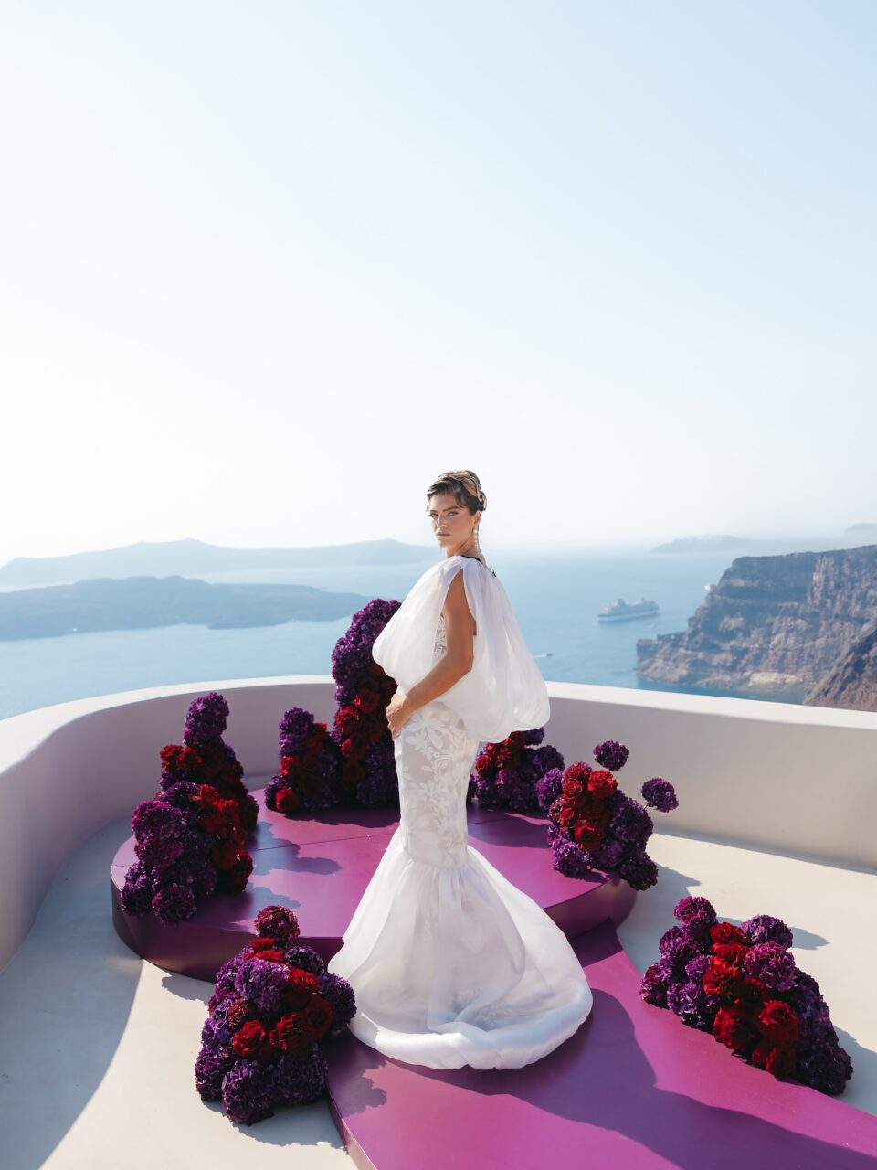 Wedding editorial Santorini