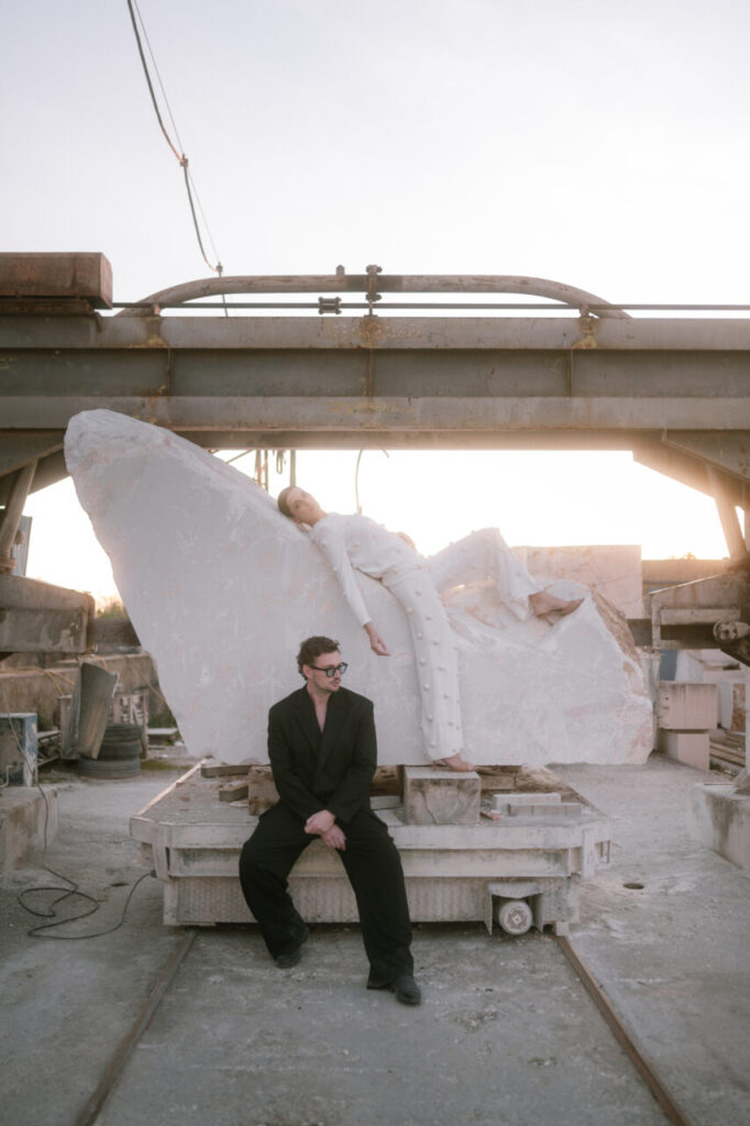 Wedding editorial mármol