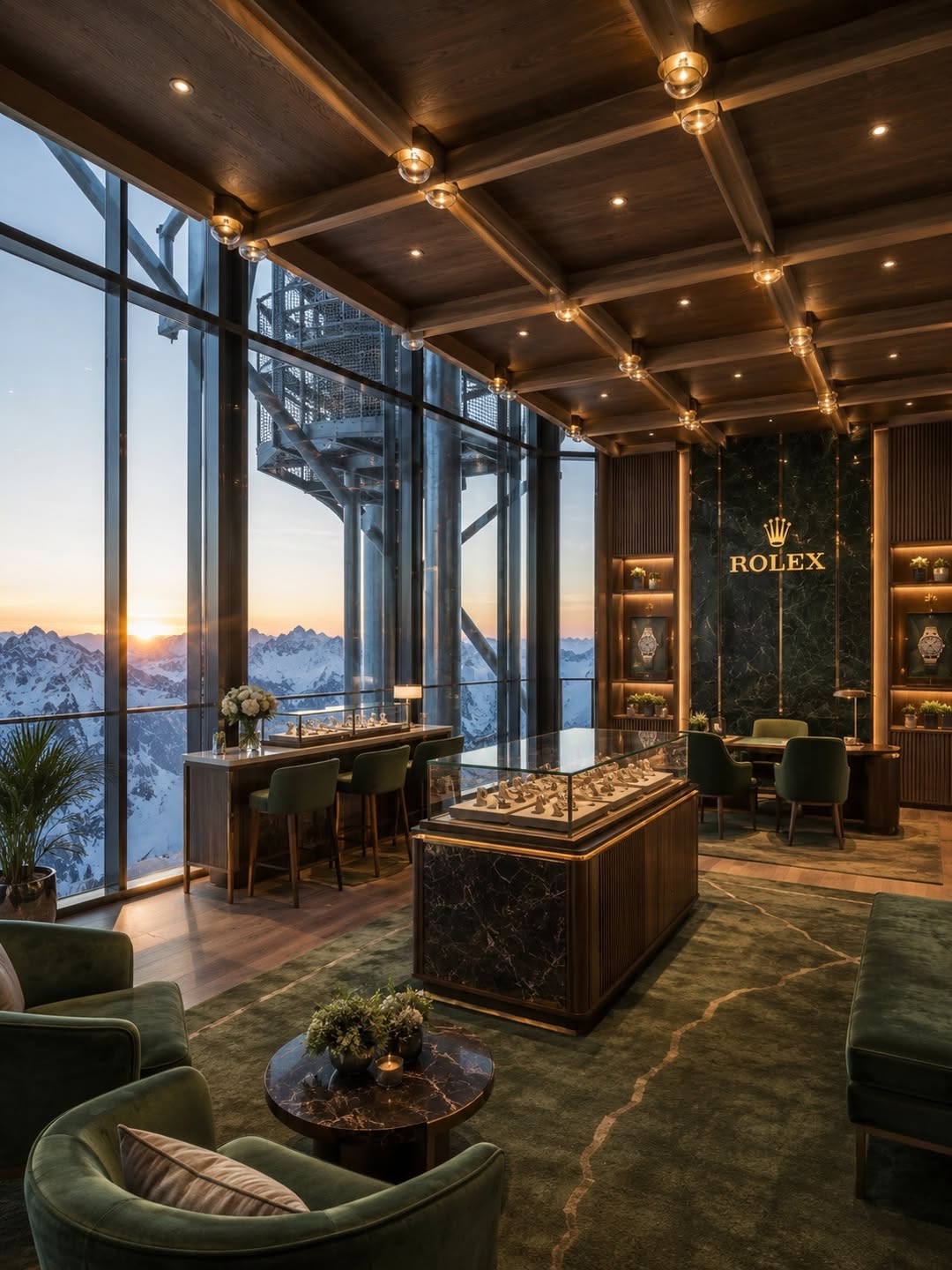 rolex mount titlis alpes suizos
