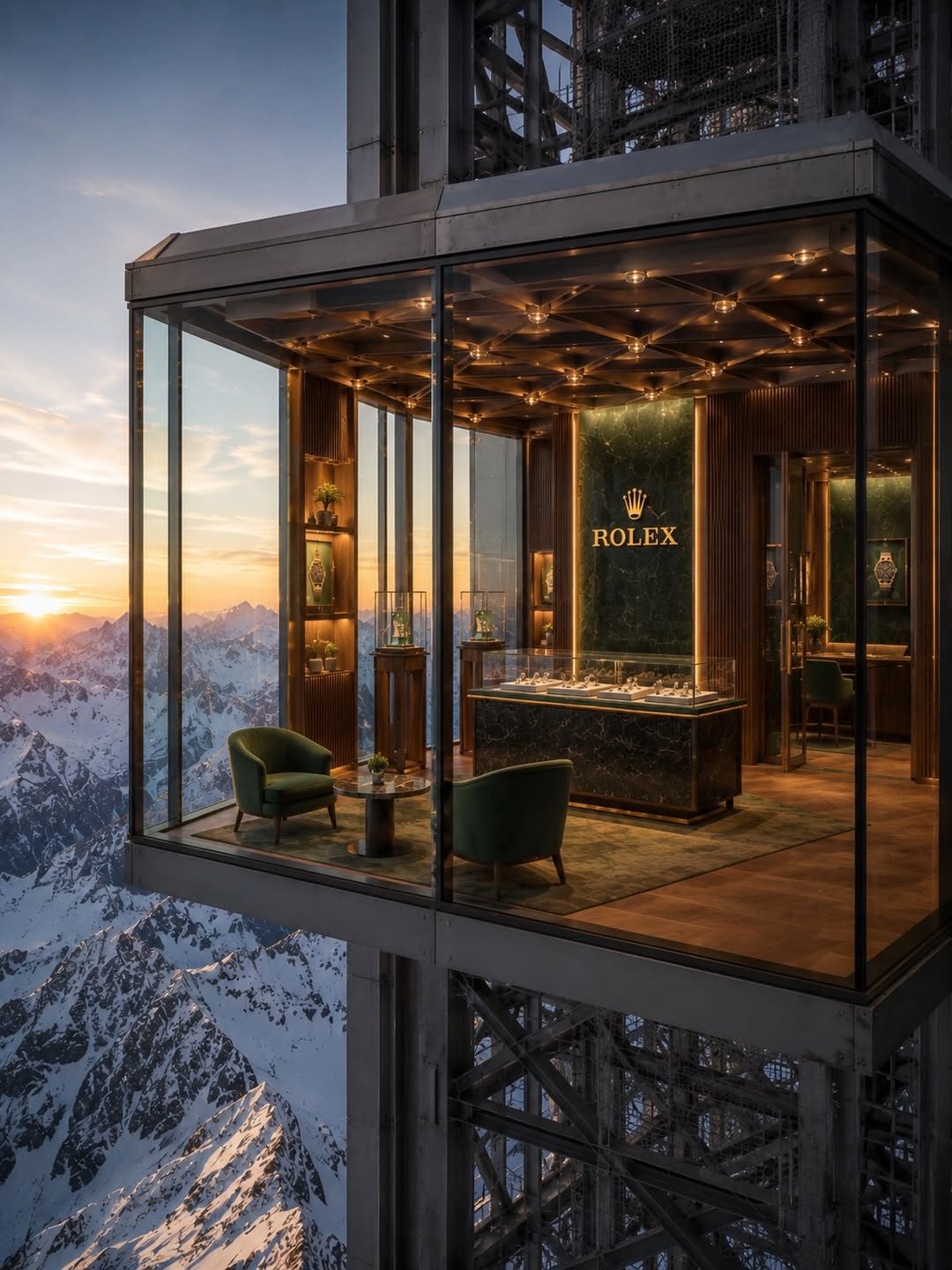 rolex mount titlis alpes suizos