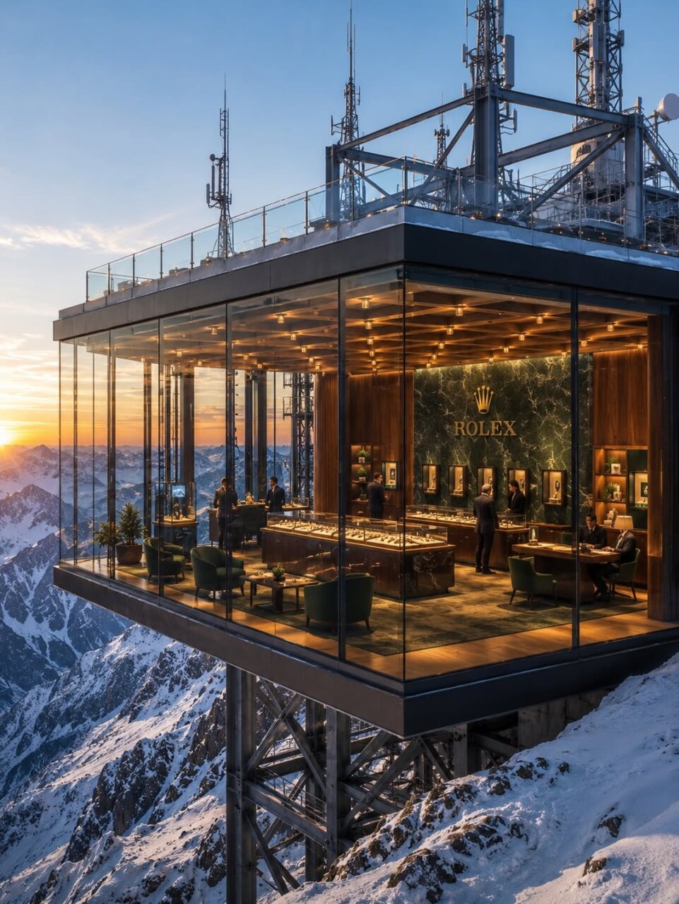 rolex mount titlis alpes suizos